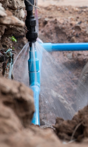 outside water line repair near me